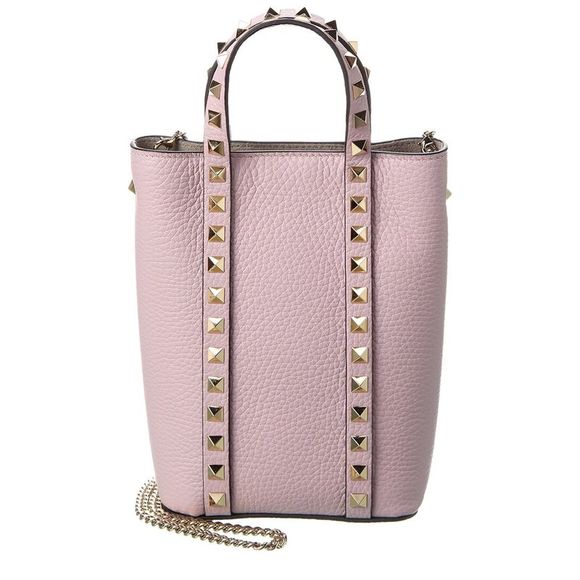 Valentino Bags Valentino Rockstud Grainy Leather Tote Poshmark